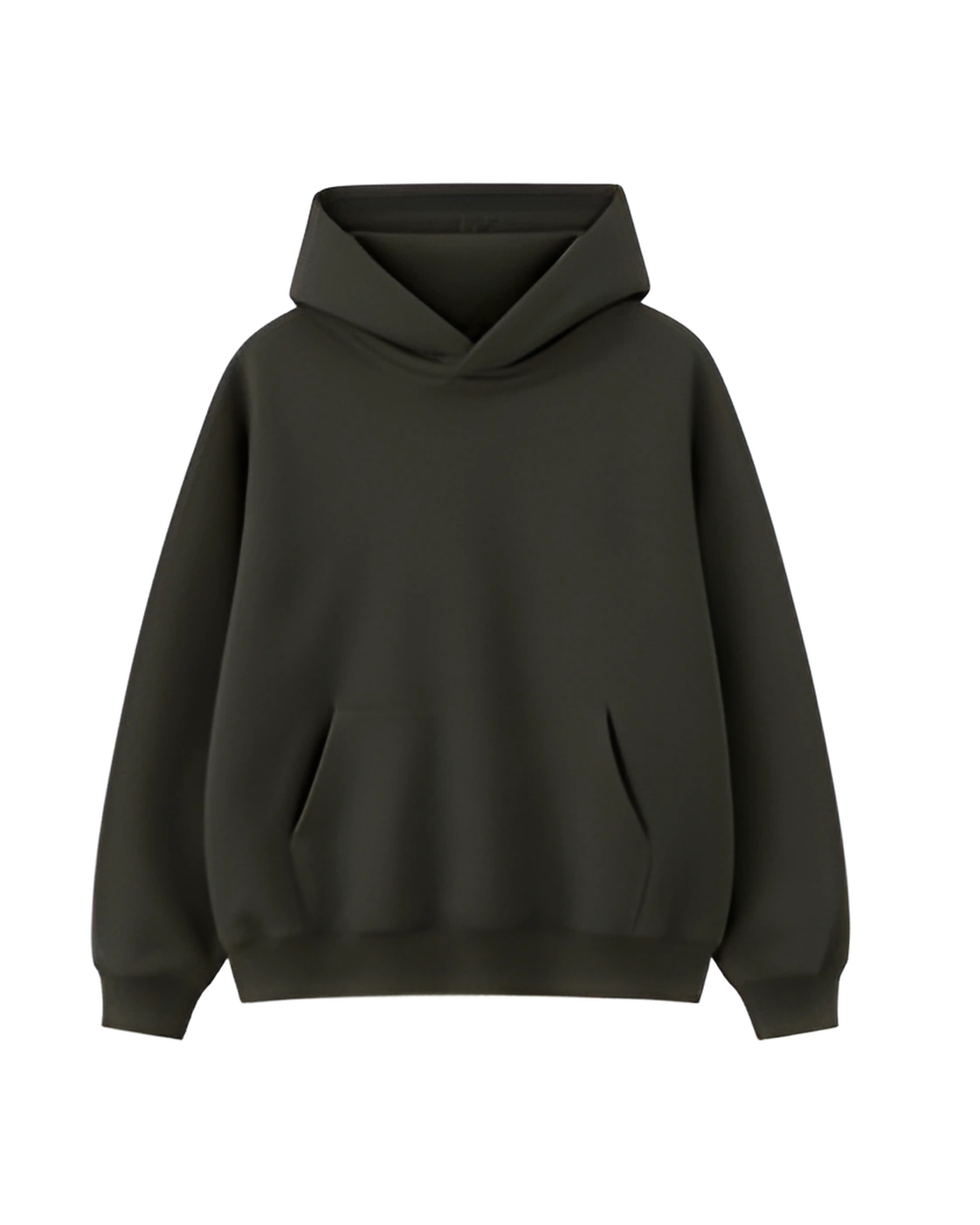 Classic Hoodie — Haki Green